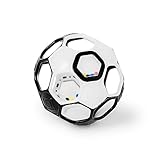 Bright Starts, Oball Grippin' Goals Rassel-Fußball, Schwarz und Weiß, leicht zu greifendes Spielzeug für Neugeborene und älter
