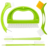 LFBEST 5 in-1 Fugenreiniger, Fugenreinigungsbürste Kit für Bad Küchen und Haushalt,Fugen und Spaltreinigungsbürste Keramikfliese Reinigungsbürste für Duschen Böden Bad und Küche