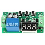 DC 5V-Relaismodul-Steuerplatine und Verzögerungsschalter-Controller mit 3-stelliger LED-Digitalanzeige für Zählung und Zugangskontrolle – integrierter Verpolungsschutz der