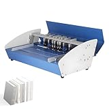 PoiToe Elektrische 3 in 1 Falzmaschine, Papierfalzwerkzeug mit Einstellbarer Tiefe, Geeignet für die Herstellung von Einladungskarten und Menükartenumschlägen width460mm