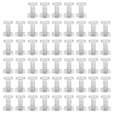 UTHCLO Aluminium Schrauben und Muttern 50 Stück für Gewächshausreparatur Vierkantbolzen und Klemmmuttern Robust und Korrosionsbeständig Gartenzubehör für Gewächshäuser