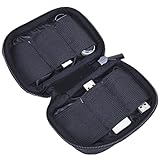 USB-Laufwerksgehäuse – 12 X 8 cm Tragbares Festplattengehäuse | Tragbare USB-Festplatten-Aufbewahrungstaschen, Geeignet Für Bank-K-Keys Und Digitale Organizer, USB-Festplatten-Aufbewahrungstasch