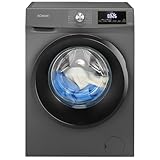 Bomann® Waschtrockner | Waschen und Trocknen | 10 Jahre Motor-Garantie | 8 kg Waschen, 5 kg Trocknen | Invertermotor | 1400 U/Min | Waschmaschine mit Trockner integriert | WAT 7186 titan