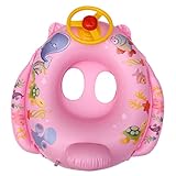 HOOTNEE Schwimmring Cartoon Fischform Für Verdickter Bunter Schwimmreifen Für Mädchen Und Jungen Ideal Zum Im Wasser Pool Oder Strand Sichere Schwimmhilfe Für Kleinkinder