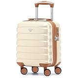 Flight Knight Leichte 4-Rad-abs-hartschalenkoffer Handgepack, Zugelassen Fur Uber 100 Fluggesellschaften, Einschließlich Easyjet & Maximale Große Fur Vueling & Wizz Air 40x30x20cm