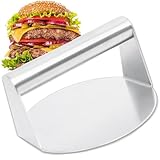 Roctree Smash Burgerpresse aus Edelstahl,5,5 Zoll Round Burger Smasher,für Flat Top Grill, Hamburgerpresse und Squeeze Grease, Leicht zu Reinigen (Rund)