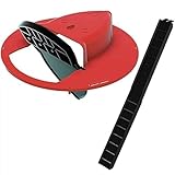 budiniao Mausefalle, für drinnen und draußen geeignet, Mehrfachfang, tierschonende Chemikalien erforderlich, Design, ideal für Küchen und Wohnzimmer, Rot