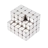 Aenienoe 68 Stück Magnete 5x5x5mm Kleine Neodym Magnete Extra Stark für Magnettafeln Kühlschränkmagnet Whiteboardmagnet Bastelarbeiten Mini Magneten