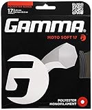 Gamma Tennissaite Moto Soft 12,2 m Set 17 (1,24mm) Grau (dunkelgrau), GMS11