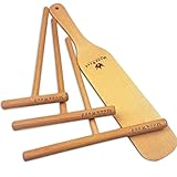 moonwood Crepes Verteiler - Crepes Wender - 4-teilig Holz (18', 13', 9'Spreizer und 30 cm Langer Holzwender) Praktische Größen für jeden Kreppfan - 100% natürliches und hochwertiger Crepes Verteiler