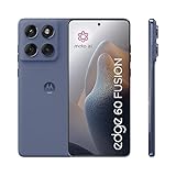 Motorola Edge 60 Fusion Smartphone (Robustes 6,67“-pOLED-Display Dank Corning Gorilla Glass 7i, widerstandsfähig, 50-MP-Kamera + Moto-AI, 8/256 GB, 5100 mAh) Pantone Slipstream + Handyhalterung