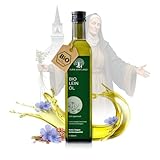 Aura vom Land Bio Premium Leinöl Kaltgepresst 2x250ml Set – Nach Hildegard von Bingen - Natürliches Leinsamenöl - Reich an Omega-3-Fettsäuren hochdosiert aus Leinsamen – Linseed Oil aus Deutschland
