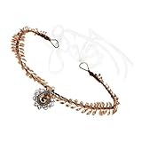 PACKOVE Blumenkranz Haarschmuck Für Frauen Handgefertigtes Blatt Haarband Mit Frontkette Für Hochzeiten Partys Und Besondere Anlässe Elegantes Zubehör Für Braut Und