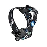 KICHOUSE Kamera-Headset Kamerakopfhalterung Kamera Stirnband Am Kopf Montiertes Kameragestell Kamera-kopfgurt Action-Kamera-kopfhalterung Black Gummiband