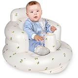 Mineup Aufblasbarer Sitz Baby, Baby Aufblasbarer Badesitz, Tragbares Sofa Baby, Tragbarer Aufgeblasene Esszimmerstuhl, Stuhl zum Sitzen Bab Dusche Stuhl, Trainingssitz Für Babys 3 bis 36 Monate