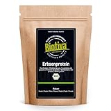 Erbsenprotein-Pulver Bio 1kg - 83% Proteingehalt - 100% Erbsen-Proteinisolat - Höchste Bioqualität - Frei von Gluten Soja und Laktose - Abgefüllt und kontrolliert in Deutschland - Biotiva