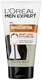 L'Oréal Men Expert Neat Look Styling Gel für Männer, Haargel für gepflegte und natürliche Haarstylings, Herren Haarstyling für ein mattes Finish, InvisiControl, 1 x 150 ml