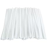 FANGZIDM 200 Stück Pfeifenreiniger Weiß 300x6mm, Pfeifenputzer zum Basteln Kreative DIY Weihnachtsbaum Blumen Tier Dekorationen