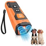 HZK 6 in 1 Anti Bell Gerät Hunde Gerät mit 3 Schallsendern,Handheld Antibell Ultraschall,15M Reichweite,Wiederaufladbares Antibell für Hunde,100% Sicher,Drinnen und Draußen