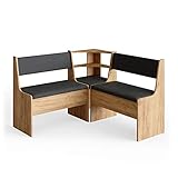 Vicco Esszimmer-Eckbank Roman, Goldkraft Eiche, 76.6 x 41.5 cm, geeignet für Eckaufstellung in Küchen und Essbereichen