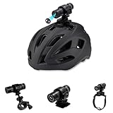 Mini-Kamera Sportkamera, 120°Weitwinkel Fahrrad Helmkamera, HD 1080P wasserdichte Sports Kamera mit Zubehör Kits mit Interne Batterie für Erweiterten Gebrauch für Fahrrad Motorrad Autos usw