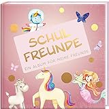 Schulfreunde - MÄDCHEN: ein Album für meine Freunde, Geschenk für Schultüte Einschulung, Schulanfang (Freundebuch Schule) PAPERISH® (PAPERISH Geschenkbuch)