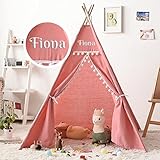 Bl4ckPrint - Tipi Zelt für Kinder personalisiert mit Name Spielzelt Tippi Kinderzelt Kinderzimmer Teepee Indianerzelt Outdoor Indoor