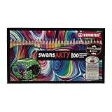 STABILO - Buntstift - swans - ARTY - 100er Pack - inkl. 27 Pastell-, 4 Neon- und 9 Metallic-Farben