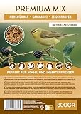 Top Insektenmischung, 5 Liter Eimer ≈ 800g, Vogelfutter,Igelfutter, Rennmausfutter, Hamsterfutter, Rattenfutter, Eidechsenfutter - Mehlwürmer, Gammarus, Seidenraupen