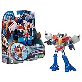 Transformers Spielzeug EarthSpark Warrior-Klasse Starscream Action-Figur, Roboterspielzeug für Kinder ab 6, 12,5 cm