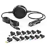 Zolt Auto Ladegerät Universal Laptop USB Typ C Ladegerät Netzteil Ladekabel für Lenovo HP Dell Asus Acer Toshiba Samsung Sony LG MSI, 100W Max.