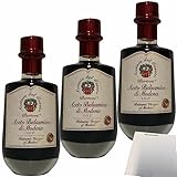 usy Bundle für Bertoni Aceto Balsamico di Modena IGP 'Oro' Gold 3er Pack (3x250ml) + usy Block