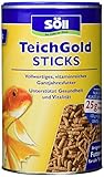 Söll 83699 TEICH-GOLD Futter-Sticks, 125 g - Ganzjahresfutter zum Füttern von Teichfischen, für eine ausgewogene Ernährung, Stärkung der Abwehrkräfte und vitale Fische