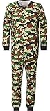 Timone Jungen Jugend Schlafanzug Strampelanzug Schlafoverall TI121(Tarnfarbe, 122-128)