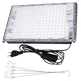 Bräunungslampe, Solarium Für Zuhause mit 225 Stück LEDs, Tragbare Bräunungslicht Gesichtsbräuner Sonnenlampe, Volles Blaues Licht mit Ständer & Aufhängbare Haken Für Körper und Gesicht (225 LEDS)