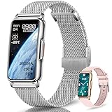 Moikmlih 126+ Sportmodi Smartwatch Herren Damen, 1,47' HD Smart Watch Fitnessuhr mit Bluetooth-Benachrichtigungen,Schrittzähler,Schlafmonitor,Herzfrequenzmessung,SpO2,IP68 Smartwatch für Android/iOS