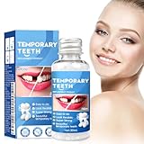 Provisorische Zahnfüllung Reparatur-Kit, Zahnersatz Selber Machen, 30ML ZahnfüLlung Zahnzement, Zahnreparatur Perlen, Zahnreparatur-Kit für Reparieren Fehlender Gebrochener und Großer Zahnlücken
