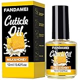 Nagelöle für Nägel, FANDAMEI Nagelpflegeöl Cuticle Oil Nagelhautöl Öle für Nagelhaut Pflegeöl für Nägel Nagelpflege, Milch & Honig Geruch, 12ML (Milch & Honig, 1 x 12 ML)
