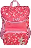 Scooli Mini-Me Kindergartenrucksack - ergonomischer Rucksack für Kinder, mit abnehmbahren Brustgurt, 8l, für Mädchen und Jungen (rosa)
