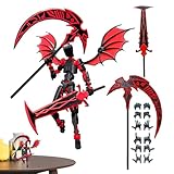 Whnbuij Actionfigur 3D – Roboter 3D Multipunktur, Modell beweglich für Display-Sammlung Bibliothek Studio Kamera Schreibtisch