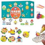 Genérico Malset für Kinder, Spielzeug mit Gel, Bastelset, für Jungen und Mädchen ab 6 Jahren, Basteln, kreatives Spiel, Weihnachten, Geburtstag, Party