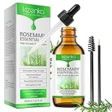 Ätherisches Rosmarinöl für Haarwuchs, Vermeidung von Haarausfall, Förderung von Haarwachstum, Rosmarinöl Haare für das Wachstum Wimpern, Rosmarinöl für das Haarwachstum，rosmarinöl für haare 60ml