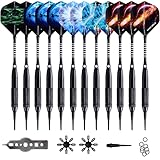 WIN.MAX Dartpfeile mit kunststoffspitze für elektronische dartscheibe 12 Stück Soft Darts Pfeile Set,18 Gramm Profi Softdarts dartpfeil