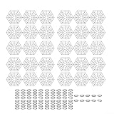 30 schwimmende Teichnetz-Protektoren mit 90 Verbindungsclips für individuelle Fischsicherheitsbarrieren und Teichschutz-Setup
