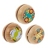 Alasum 3st Cartoon-jo-jo Professionelles Yoyo Finger-jo-jo Yoyo Für Anfänger Yoyo Ballspielzeug Für Anfänger Yoyo Anfänger Anfänger-yoyo Yoyo Bälle Spielzeug Kinder Yoyo Hölzern