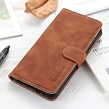 BellaCase Handyhülle HTC Desire 22 Pro 5G, HTC Desire 22 Pro 5G Hülle, Robuste praktische HTC Desire 22 Pro 5G Hülle, Handytasche für HTC Desire 22 Pro 5G Case, Braun