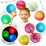 LEGACY KIDS Wiederverwendbare Wasserballons für Kinder, Wasserballons, schnell befüllbar, nachfüllbare Wasserballons für Kinder, wiederverwendbare Wasserballons, magnetisch, Poolspielzeug für Kinder