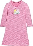 Erwin Müller Kinder Nachthemd rosa Größe 122/128, Nachtkleid, Pyjama, Nachtwäsche Single-Jersey, Fee und Einhorn - weich und anschmiegsam