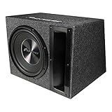 Pioneer TS-A300B Bassreflex-Gehäusesubwoofer (1500 W), IMPP Membran für eine optimierte Basswiedergabe, Kontinuierliche Ausgangsleistung 500 W, Schwarz