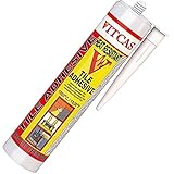 VITCAS HRTA – hitzebeständiger Fliesenkleber – Keramikversiegelung – hohe Temperatur – Lufteinstellung – dünne Schicht – Fliesenkonservierung – Kleber – Glatte Paste – zum Fixieren – einfache
